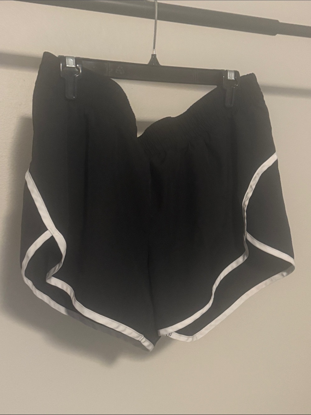 Athletic Works Black Shorts with White Trim